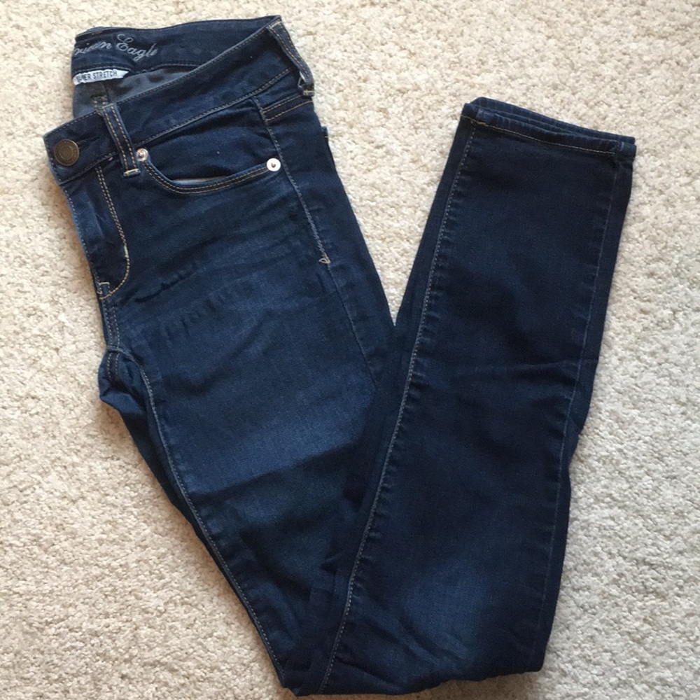 Super Stretch American Eagle Skinny Jeans